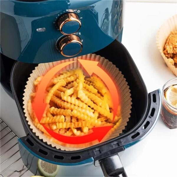 کپسول air fryer هواپز خارجی مدل گرد سایز 16 بسته 100 عددی - Image 2