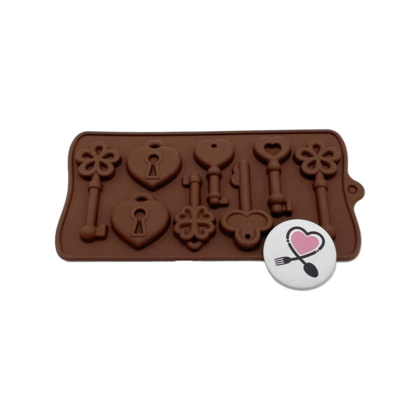 قالب سیلیکونی طرح قفل و کلید - Image 1