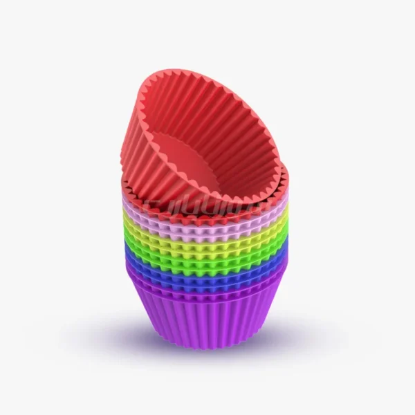 قالب کاپ‌ کیک رنگین ‌کمانی ۱۲ عددی سورناپارت - Image 7