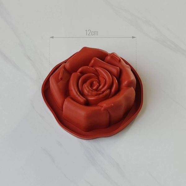 قالب سیلیکون دسری گل رز مارگاریتا 12 سانت - Image 6