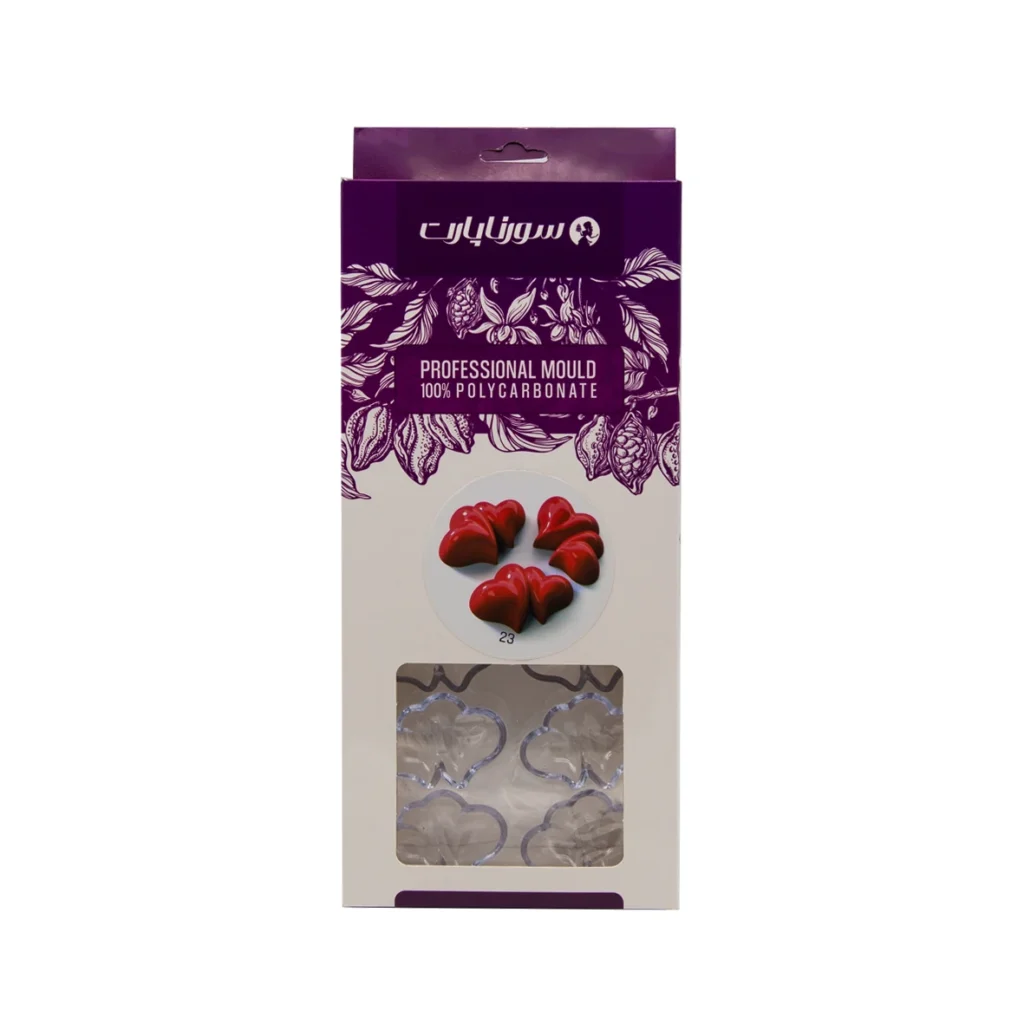 قالب پلی کربنات دو قلب کد 23
