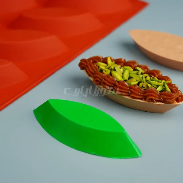 قالب سیلیکون قایقی کوچک ۸ عددی سورناپارت - Image 6