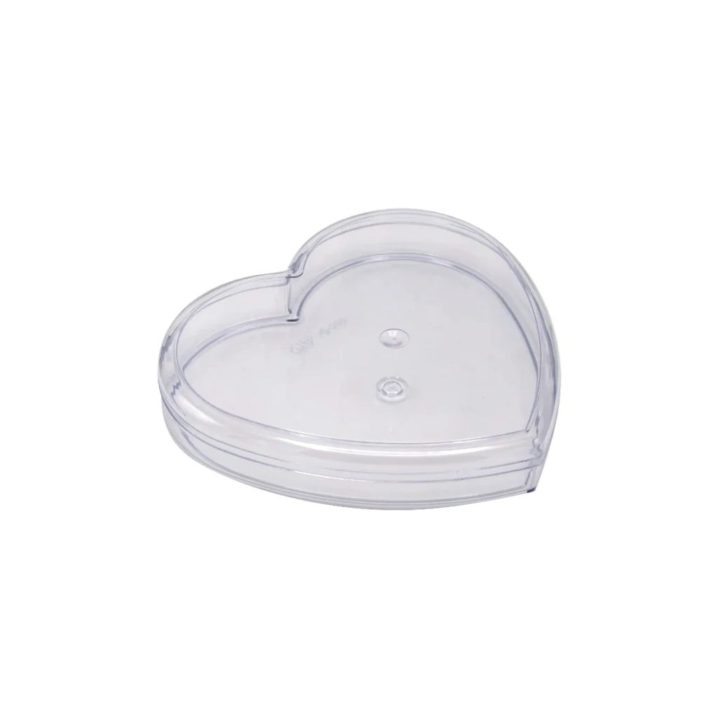 ظرف کریستال قلب بزرگ