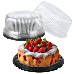 ظرف طلقی حمل کیک لبه بلند 