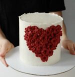 خمیر فوندانت قرمز تیره فلورا ۲۰۰ گرم - Image 3