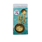 پيمانه و قاشق طلايي مدرج