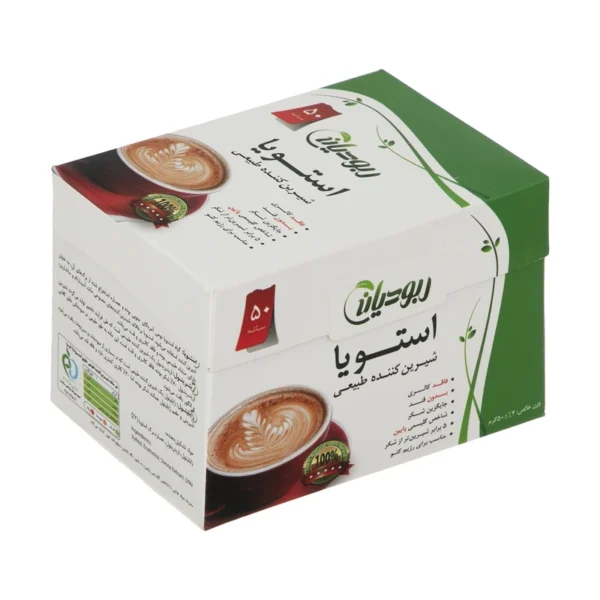 شیرین‌کننده بدون کالری استویا ربودیان ۵۰ عددی - Image 2