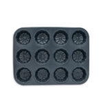 قالب تفلون مافین 12 عددی طرح دار