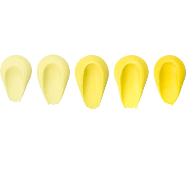 رنگ خوراکی ژله ای زرد لیمویی کپی کیک 35 گرمی - Image 3