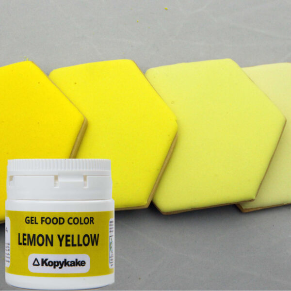 رنگ خوراکی ژله ای زرد لیمویی کپی کیک 35 گرمی - Image 4