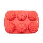 قالب سیلیکون مافین 6 گل
