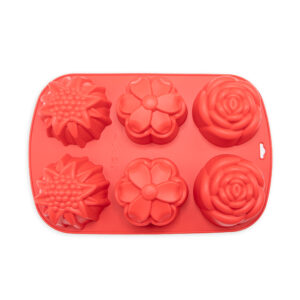 قالب سیلیکون مافین 6 گل