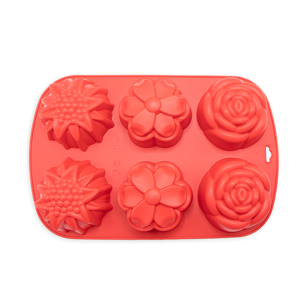 قالب سیلیکون مافین 6 گل