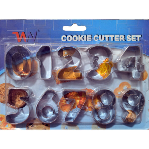 کاتر شیرینی پزی اعداد انگلیسی ارتفاع 5 سانتی (بزرگ) - Image 1