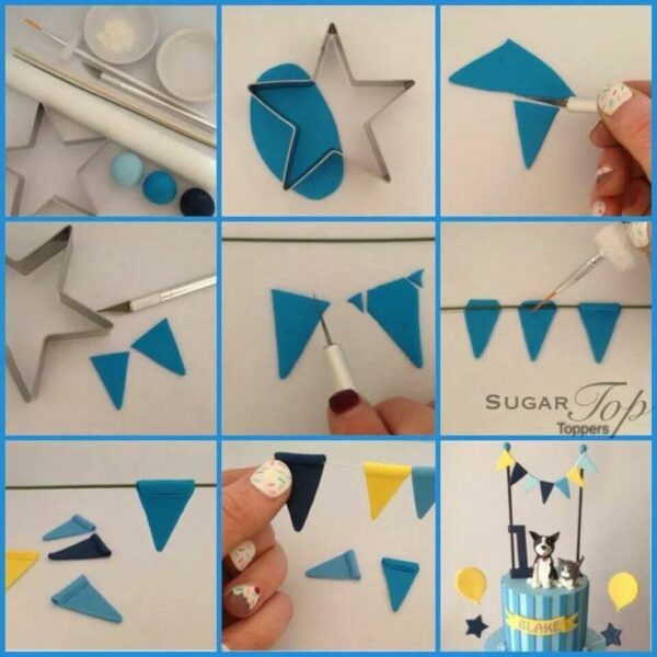 خمیر فوندانت آبی کارو ۵۰۰ گرم - Image 4