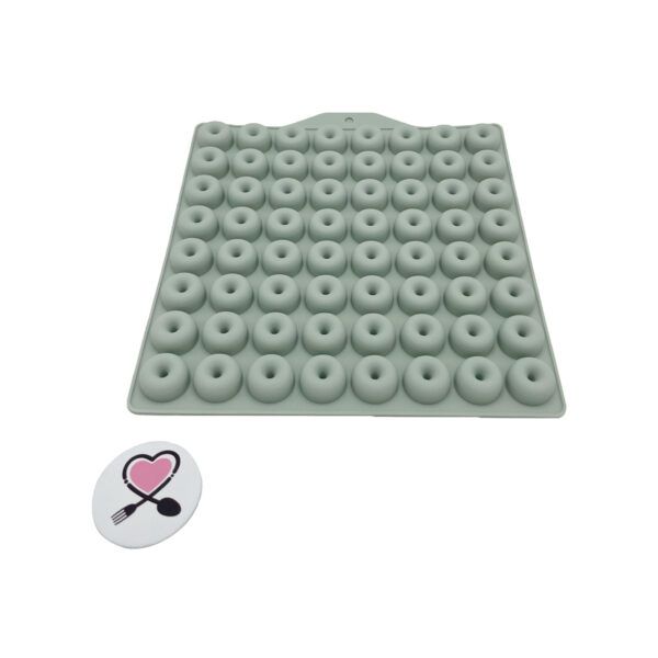 قالب سیلیکون پاستیل مینی دونات 64 عددی - Image 2