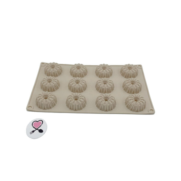 قالب سیلیکون گل شیفون ۱۲ خانه خارجی - Image 2