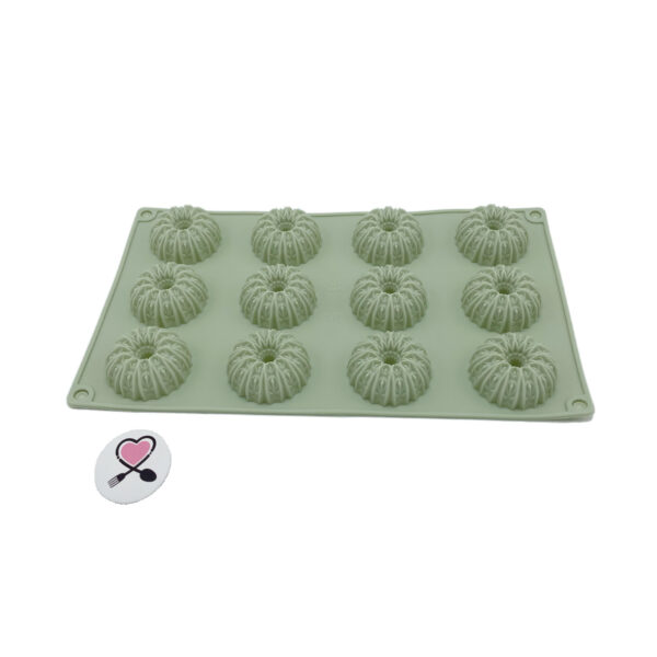 قالب سیلیکون گل شیفون ۱۲ خانه خارجی - Image 4