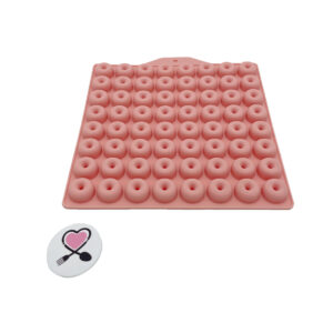 قالب سیلیکون پاستیل مینی دونات 64 عددی