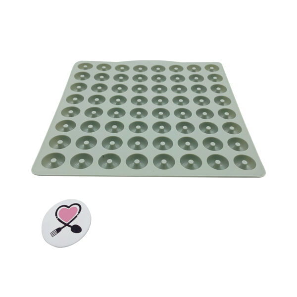 قالب سیلیکون پاستیل مینی دونات 64 عددی - Image 4