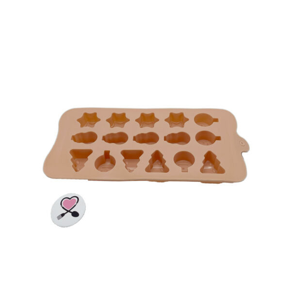 قالب مولد سیلیکون طرح آدم برفی، ستاره و کاج خارجی - Image 3