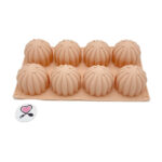 قالب سیلیکونی سه بعدی دسر مدرن 8 عددی خارجی