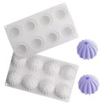 قالب سیلیکونی سه بعدی دسر مدرن 8 عددی خارجی - تصویر 4