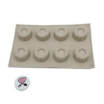 قالب سیلیکونی دسر مدرن سه بعدی مووس شارلوت 8 عددی - تصویر 2