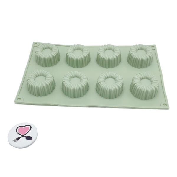 قالب سیلیکونی دسر مدرن سه بعدی مووس شارلوت 8 عددی - Image 4