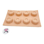 قالب سیلیکونی دسر مدرن سه بعدی مووس شارلوت 8 عددی