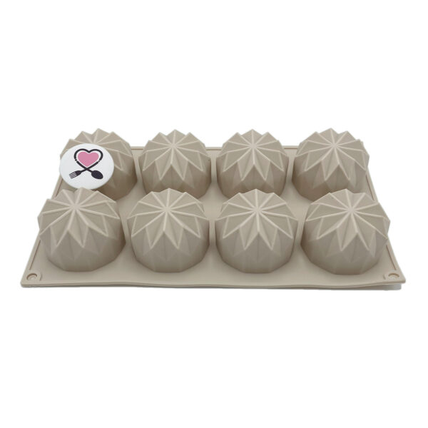 قالب سیلیکون ۸ عددی ستاره سه بعدی خارجی - Image 7