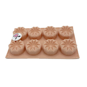 قالب سیلیکون ۸ عددی ستاره سه بعدی خارجی