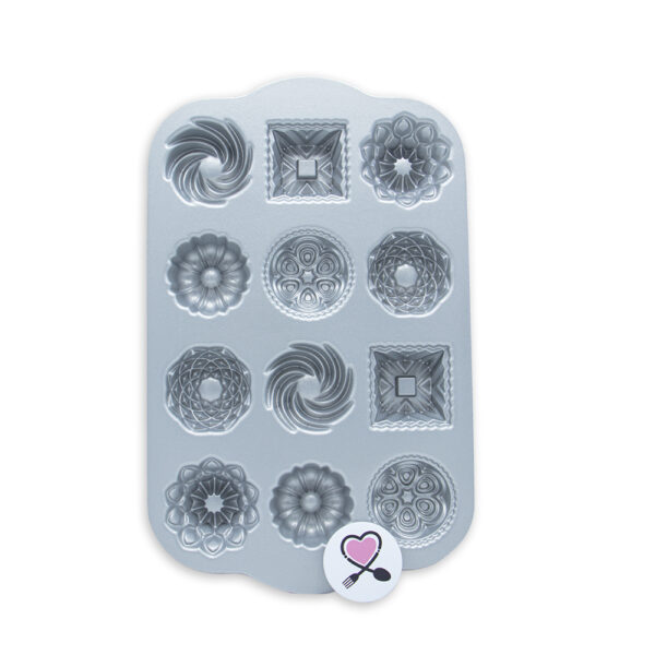 قالب مینی کیک ۱۲ تایی نوردیک ور | مدل Bundt Charms - Image 3