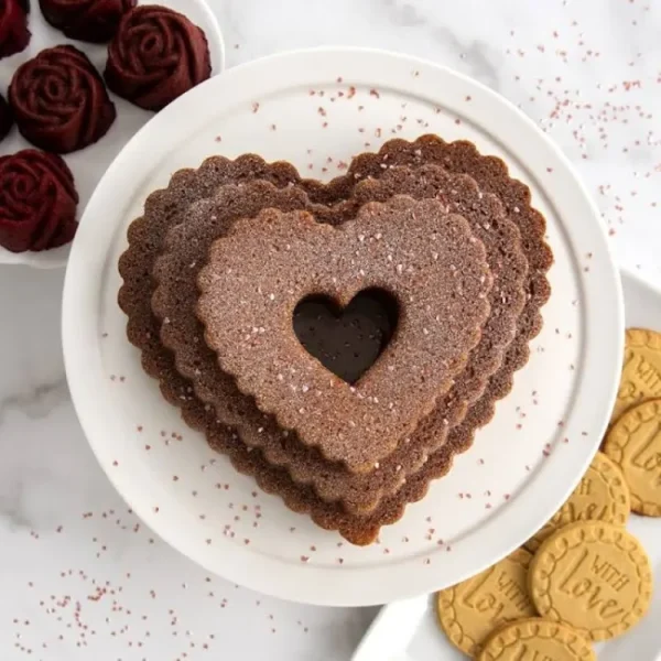 قالب قلبی نوردیک ور | مدل Tiered Heart Bundt قلب - Image 6
