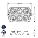قالب مینی‌ کیک ۶ تایی طرح کندوی نوردیک ور | مدل Beehive - Image 7
