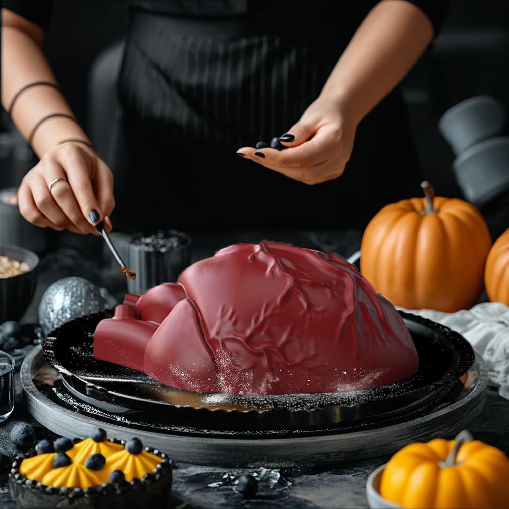 قالب سه‌ بعدی فوندانت طرح قلب آناتومیک