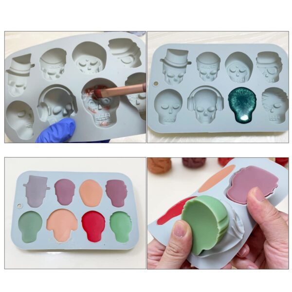 مولد سیلیکونی خارجی اعلا طرح جمجمه - Image 10