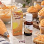 رنگ خوراکی مایع نارنجی خط زرد