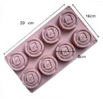 قالب سیلیکن رز متوسط 8 عددی خارجی - Image 5