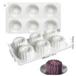 قالب سیلیکونی دسر مدرن سه بعدی مووس شارلوت 8 عددی - تصویر 6