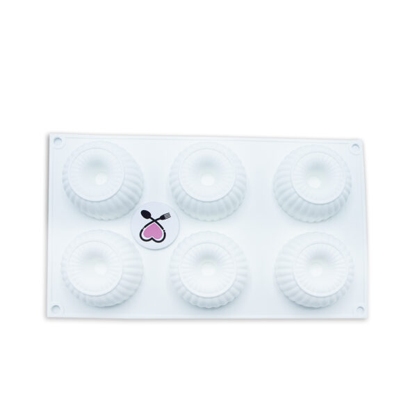 مولد سیلیکونی دونات موس (شکلاتی) فرانسوی ۶ عددی - Image 1