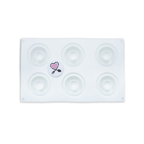 مولد سیلیکونی دونات موس (شکلاتی) فرانسوی ۶ عددی - Image 2