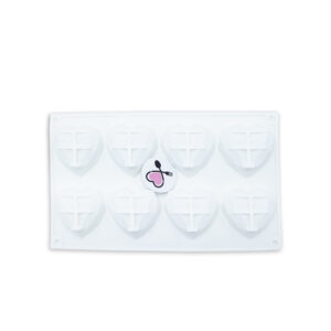 مولد سیلیکونی مدل قلب اوریگامی خارجی اعلا  ۸ عددی