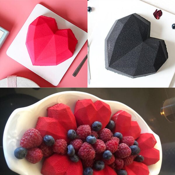 مولد سیلیکونی مدل قلب اوریگامی خارجی اعلا  ۸ عددی - Image 8