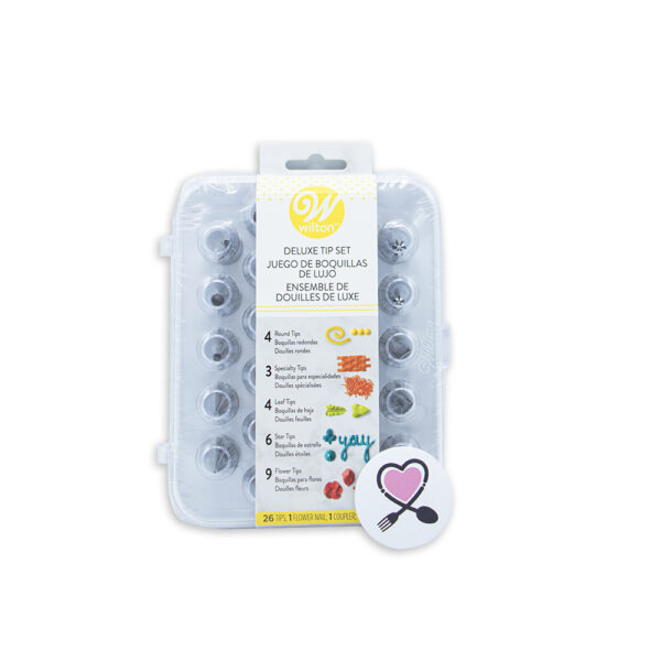 IMG_2970 ست کامل ماسوره تزیین کیک ویلتون 29 عددی ویلتون ( wilton ) اصل امریکا - Image 1