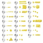 ست کامل ماسوره تزیین کیک ویلتون 29 عددی ویلتون ( wilton ) اصل امریکا - تصویر 8