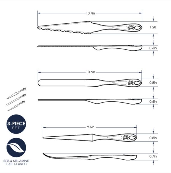 کیت سه‌ عددی حرفه‌ای کیک‌پزی نوردیک‌ور - Image 7