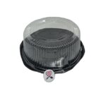 ظرف طلقی حمل کیک گرد لبه بلند قطر ۲۹