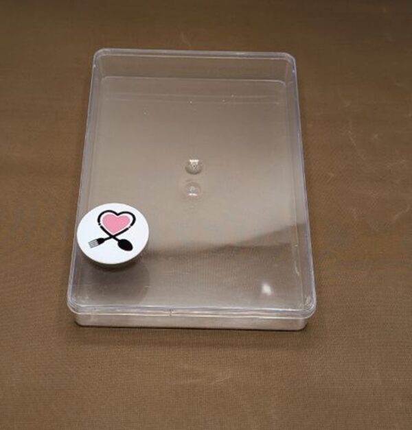 ظرف شیرینی کریستالی مستطیل بزرگ - Image 3