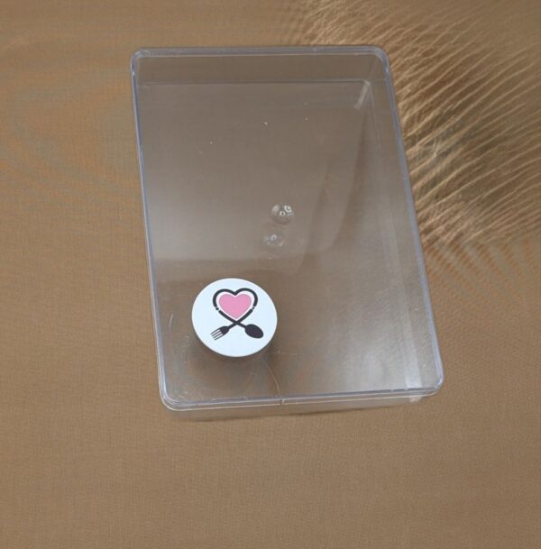 جعبه کریستالی شیرینی و دسر مستطیلی ۳ سانتی - Image 2